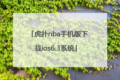 虎扑nba手机版下载ios6.3系统