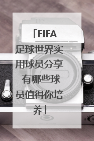 FIFA足球世界实用球员分享 有哪些球员值得你培养