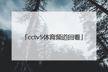 「cctv5体育频道回看」CCTV5体育频道在线直播